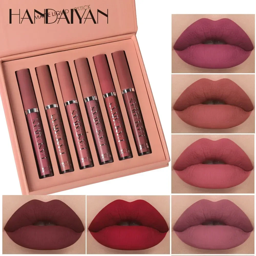 Lip Tint Korean - HANDAIYAN 6 pièces ensemble de rouge