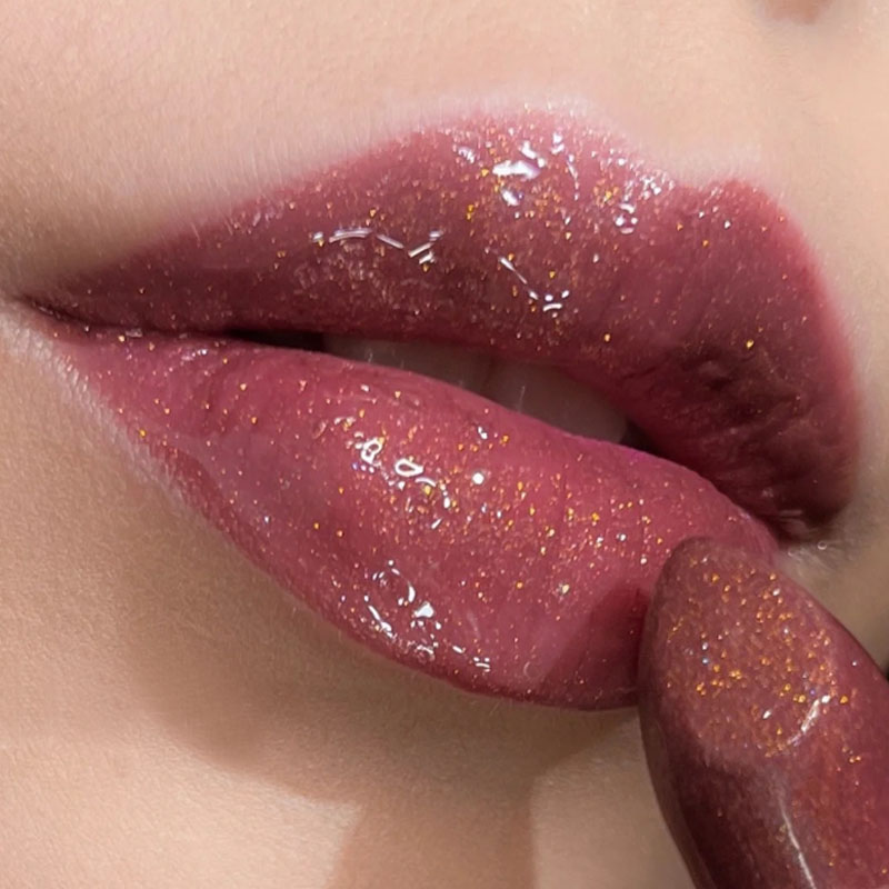 Lip Tint Korean - Rouge à Lèvres à Paillettes Durables,