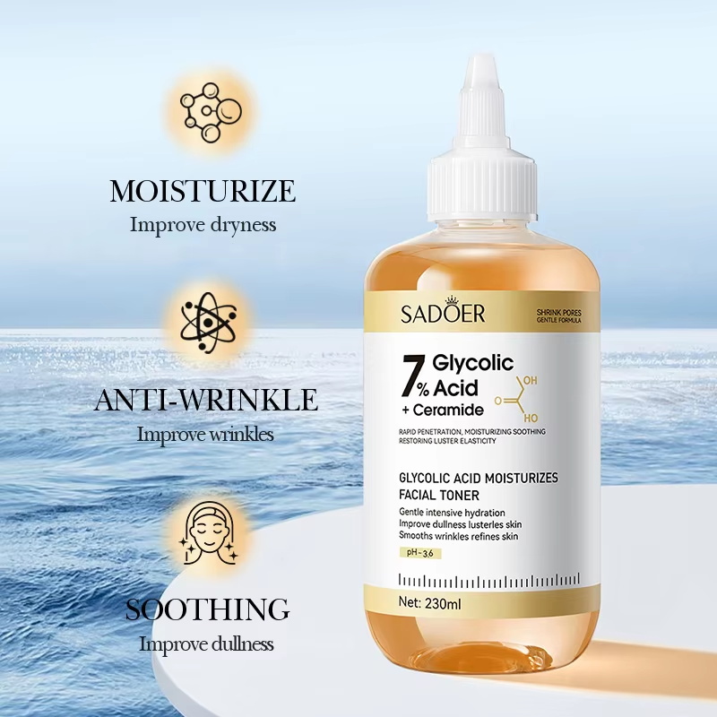 SADOER Tonique à l'acide glyco - Essence Serum Toner avis et prix