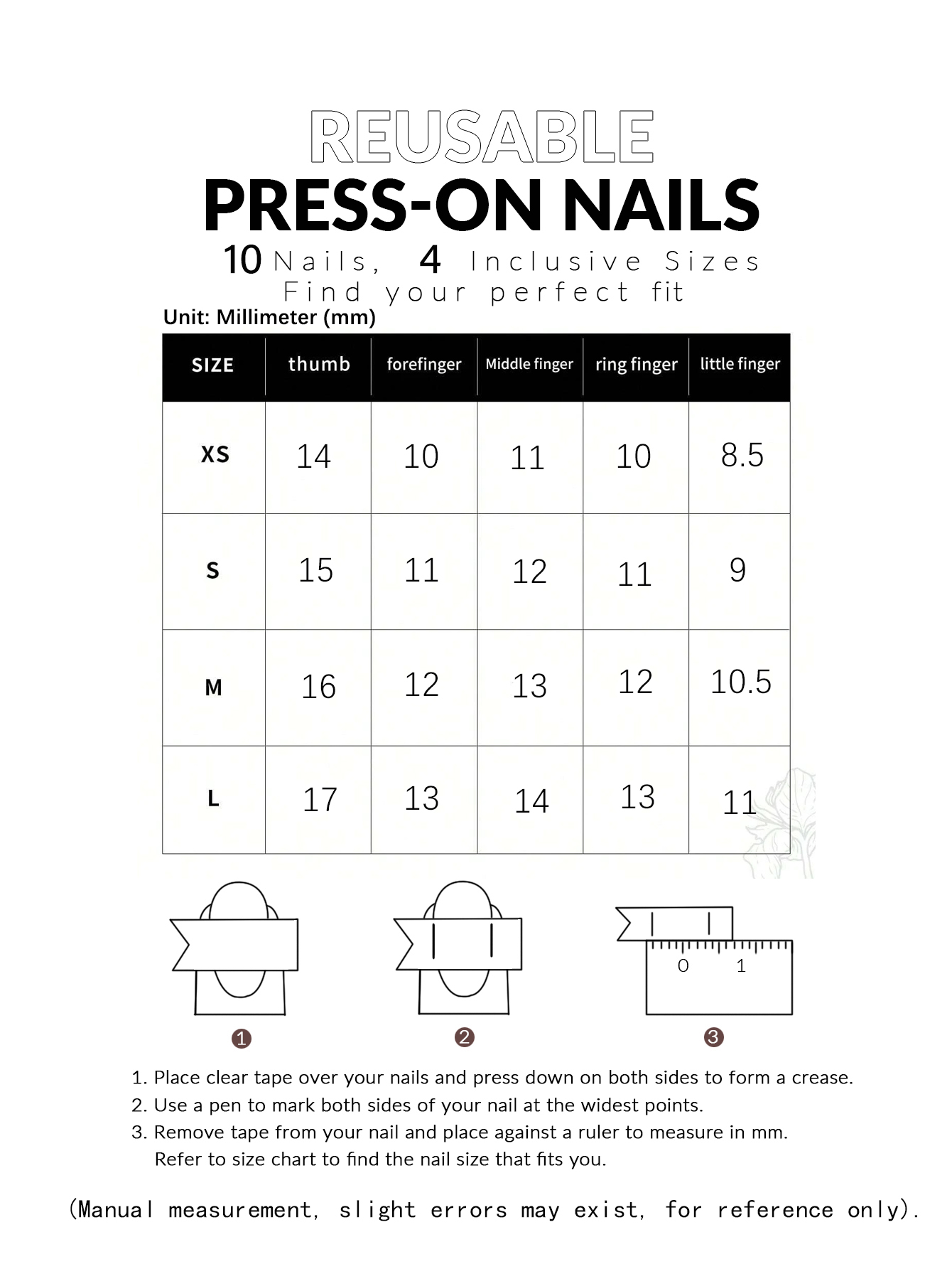 Ensemble de 10 faux ongles à p - Korean Tea Set avis et prix