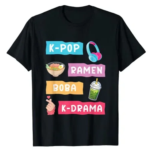 T-shirt tendance pour les fans - Korean Girls Lifestyle avis et prix