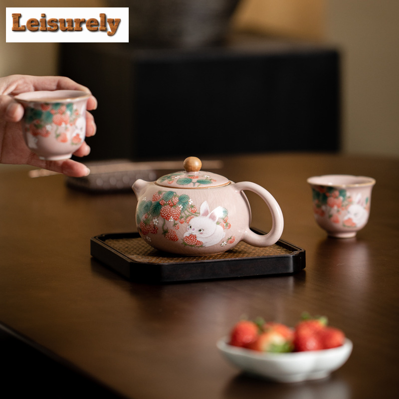 Tasse à thé antique rose Ru Ki - Korean Tea Set avis et prix