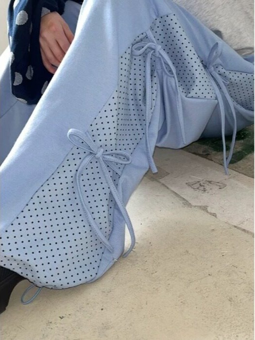 Pantalon décontracté à pois et - Korean Pants Lifestyle avis et prix