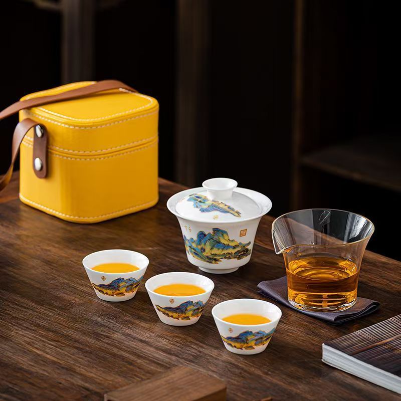 Service à thé en porcelaine bl - Korean Tea Set avis et prix